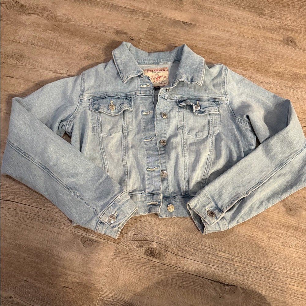 True Religion Light Blue Denim Jacket